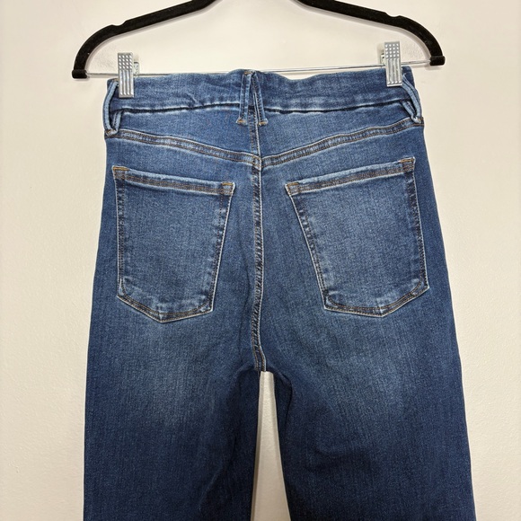 Good American Size 6-12 Always Fits Classic Bootcut Jeans Stretchy In Indigo446 - Picture 7 of 9